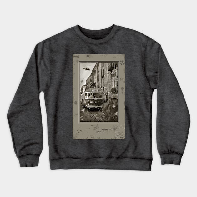 Vietnam haunts us Crewneck Sweatshirt by pvjaffe